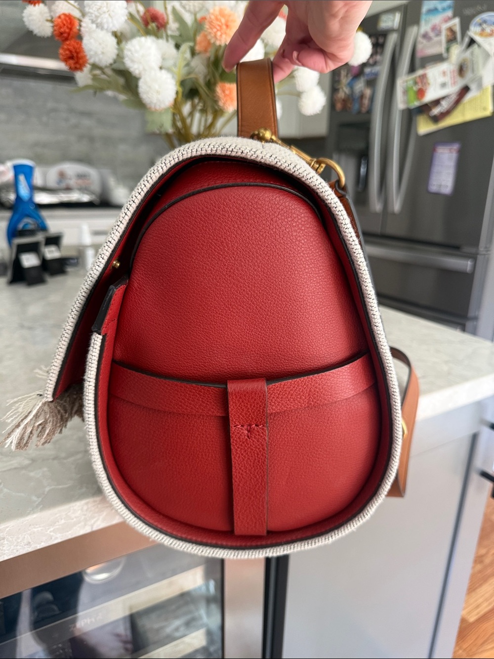Tory Burch Blanket Duffle Bag - Picture 5 of 8